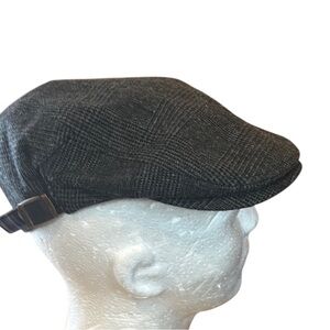 Lake of the Isles Herringbone Flat Cap OS Newsboy